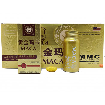 Мака сильні таблетки для потенції Maca 12шт