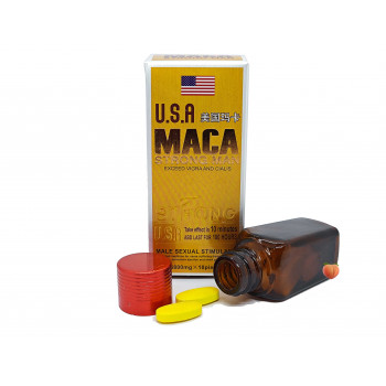 Мака Стронг Мен таблетки для потенции Maca Strong Man 10шт