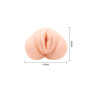 Мастурбатор з вібрацією та технологією вироблення лубриканта CRAZY BULL - Realistic Vagina Masturbator