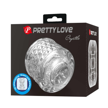 Мастурбатор Pretty Love - Crystle Transparent