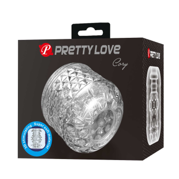 Мастурбатор Pretty Love - Cary Transparent