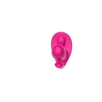 Вібратор з анальним та кліторальним стимулятором та підігрівом Boys of Toys - Remote wearable vibrator PINK