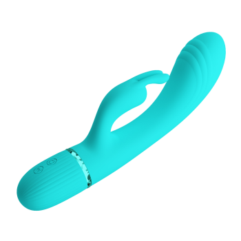 Вібратор для стимуляції точки G та клітора Pretty Love - Gcocco Light green