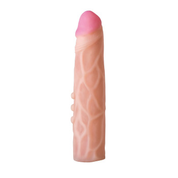 Насадка для страпона тілесна EGZO CIBERSKIN NSTR05 ( 21,5 см х 4,6 см )