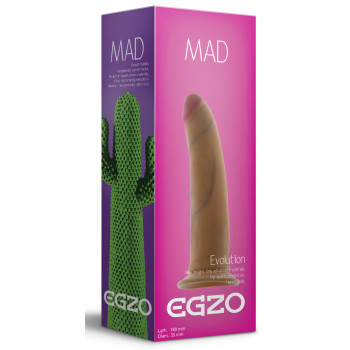 Фаллоимитатор EGZO Ciberskin D001 ( 18 см х 3,5 см )