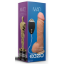 Вібратор на присосці EGZO Ciberskin DVR006 (23,5 см х 5 см)