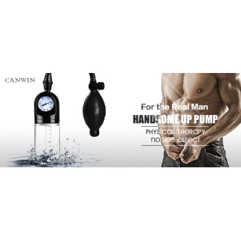 Вакуумна помпа з манометром CANWIN Penis Pump Men - P228