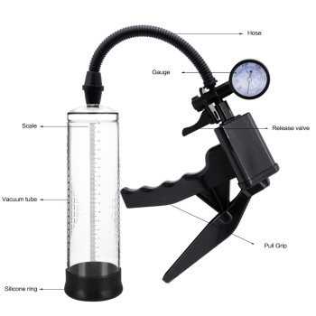 Вакуумна помпа з манометром CANWIN Passion Pump Powerup - P538