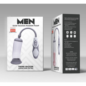 Автоматична вакуумна помпа із зарядкою від USB CANWIN Man Suck Vacuum Passion Pump - P688AU