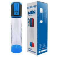 Автоматическая вакуумная помпа с зарядкой от USB CANWIN Passion Pump Men BLUE - P638AU