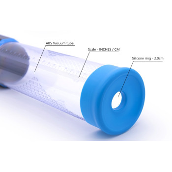 Автоматична вакуумна помпа із зарядкою від USB CANWIN Passion Pump Men BLUE - P638AU