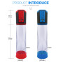 Автоматична вакуумна помпа із зарядкою від USB CANWIN Passion Pump Men BLUE - P638AU