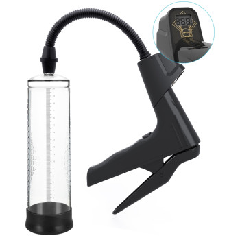 Вакуумна помпа з манометром CANWIN Men Air Gun Penis Pump - P398