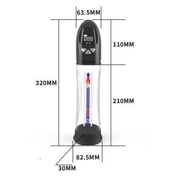 Водонепроникна, автоматична вакуумна помпа із зарядкою від USB CANWIN Water Pump LCD, P466AU