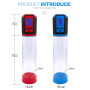 Автоматична вакуумна помпа із зарядкою від USB та LCD дисплеєм CANWIN Passion Pump Men Blue - P648AU