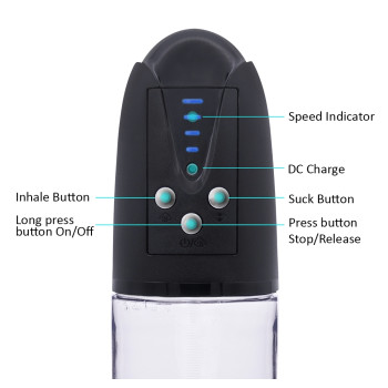Автоматична вакуумна помпа із зарядкою від USB CANWIN Passion Pump Men - P668AU
