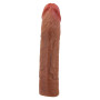 Подовжуюча насадка презерватив Pretty Love - Chelsea 8,9" Brown, BI-026272-1