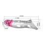 Насадка-презерватив PRETTY LOVE - Damell Penis Sleeve Clear Pink, BI-026278NM