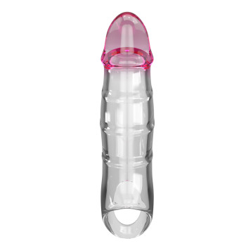 Насадка-презерватив PRETTY LOVE - Damell Penis Sleeve Clear Pink, BI-026278NM