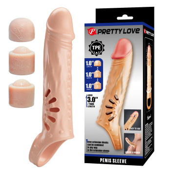 Насадка презерватив Pretty Love - Rafael Penis Sleeve, BI-026270H