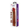 Реалістичний вібратор, що перезаряджається Pretty Love - Osric Realistic Vibrating Dildo Brown, BW-500081-1