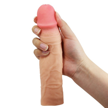 Подовжуюча насадка презерватив Pretty Love - Chelsea 8,9" Flash, BI-026272