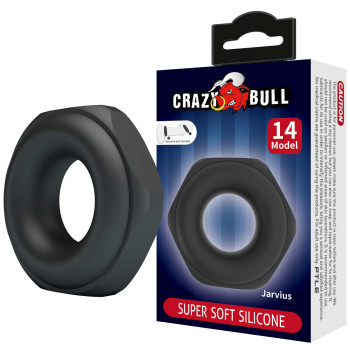 Ерекційне кільце Crazy Bull №14 - Jarvius super soft silicone, BI-210358