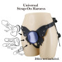 Універсальна система для страпону Pretty Love - Caldric II Black & Blue Universal Harness Briefs, BW-022107-1