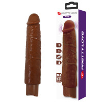 Реалістичний вібратор, що перезаряджається Pretty Love - Soren Realistic Vibrating Dildo Brown, BW-500083-1