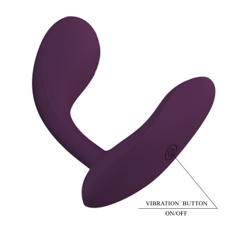 Вібромасажер серії G-Spot APP від Pretty Love - Baird Purple, BI-014992HP-1