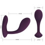 Вібромасажер серії G-Spot APP від Pretty Love - Baird Purple, BI-014992HP-1