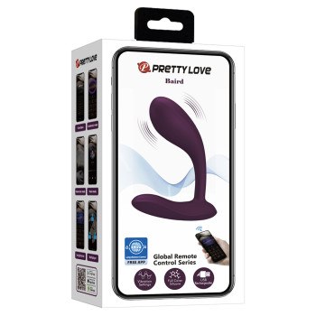 Вібромасажер серії G-Spot APP від Pretty Love - Baird Purple, BI-014992HP-1