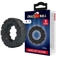 Ерекційне кільце Crazy Bull №5 - Laiden super soft silicone, BI-210361