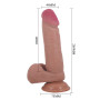 Фалоімітатор на присосці, з ефектом ковзної шкіри LyBaile - Sliding Skin 8.1”, BW-008017LP-1