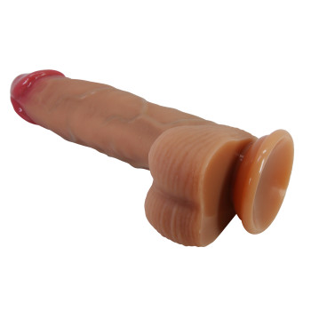 Силіконовий фалоімітатор на присосці PRETTY LOVE - Orton 9.2" Super Soft Liquid Silicone Dildo, BW-008141N