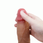 Силіконовий фалоімітатор на присосці PRETTY LOVE - Orton 9.2" Super Soft Liquid Silicone Dildo, BW-008141N