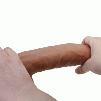 Силіконовий фалоімітатор на присосці PRETTY LOVE - Orton 9.2" Super Soft Liquid Silicone Dildo, BW-008141N