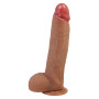 Силіконовий фалоімітатор на присосці PRETTY LOVE - Mendel 10" Super Soft Liquid Silicone Dildo, BW-008142N