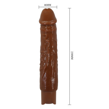 Реалістичний вібратор, що перезаряджається Pretty Love - Rufus Realistic Vibrating Dildo Brown, BW-500082-1