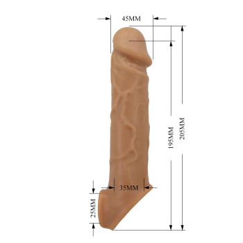 Подовжуюча насадка презерватив Pretty Love - Lionel Silicone, BI-026259