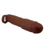 Подовжуюча насадка презерватив Pretty Love - Gerd 3" Brown, BI-026258-1