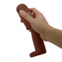 Подовжуюча насадка презерватив Pretty Love - Gerd 3" Brown, BI-026258-1
