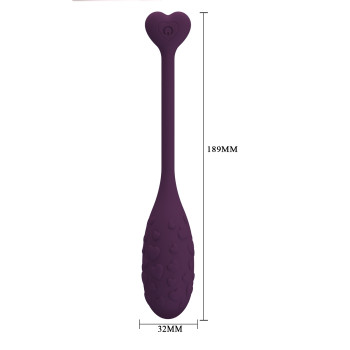 Віброяйце кероване смартфоном Pretty Love - Fisherman Purple Mobile APP, BI-300016HP-1