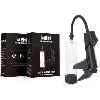 УЦІНКА - Вакуумна помпа з манометром CANWIN Men Air Gun Penis Pump - P398