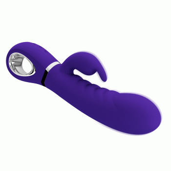 УЦЕНКА - Ребристый вибратор Pretty Love - Prescott Purple, DIS-BI-014635-3