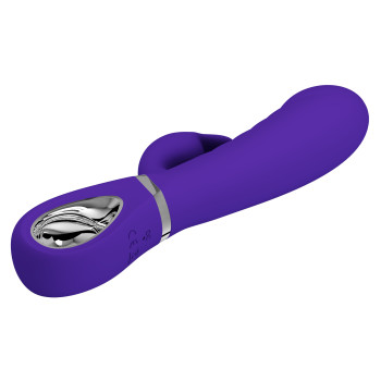 УЦЕНКА - Ребристый вибратор Pretty Love - Prescott Purple, DIS-BI-014635-3
