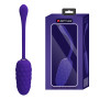 УЦІНКА - Віброяйце з рельєфним дизайном Pretty Love - MARINA EGG Purple, DIS-BI-014708-3