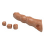Подовжуюча насадка Pretty Love - Extension Penis Sleeve with Modular Length Blocks Brown, BI-026280-1