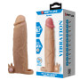 Подовжуюча насадка з вібростимуляцією Pretty Love - Xerxes Vibrating Penis Sleeve Skin, BI-026282Z