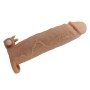 Подовжуюча насадка з вібростимуляцією Pretty Love - Xerxes Vibrating Penis Sleeve Skin, BI-026282Z